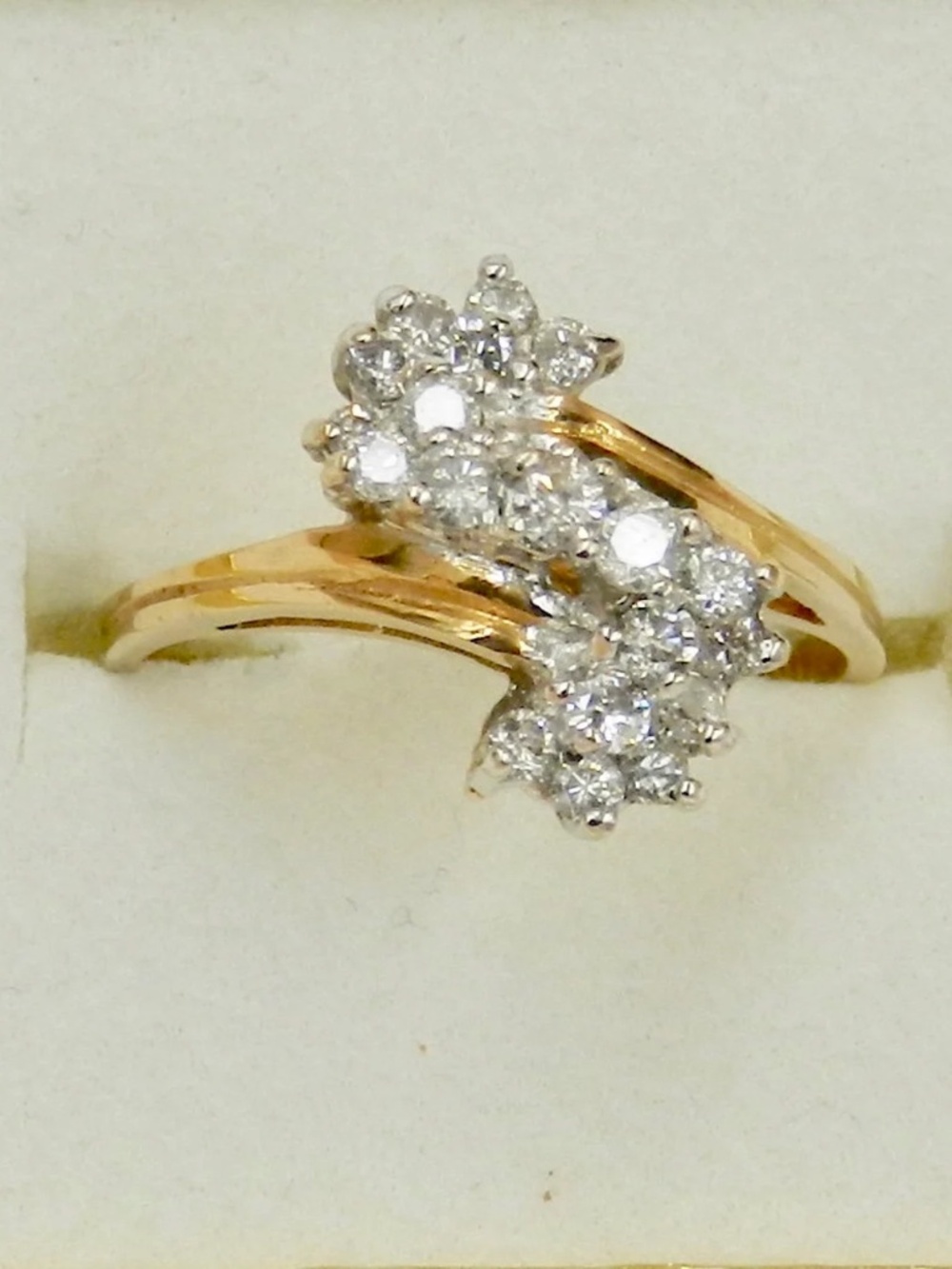 Diamond Cocktail Ring 14k 1/2 ct